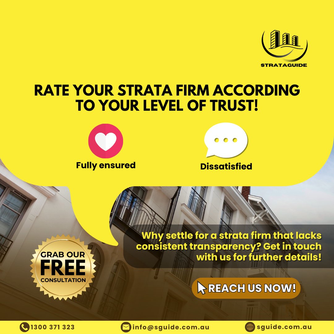 How is your strata firm at the moment? Are they giving you peace or leech your funds?

#strata #stratamanager #propertymanagement #australiapropertymanagement #stratamanagement #australiastratamanagement #yourstrataservices #strataproperty #ownerscorporation