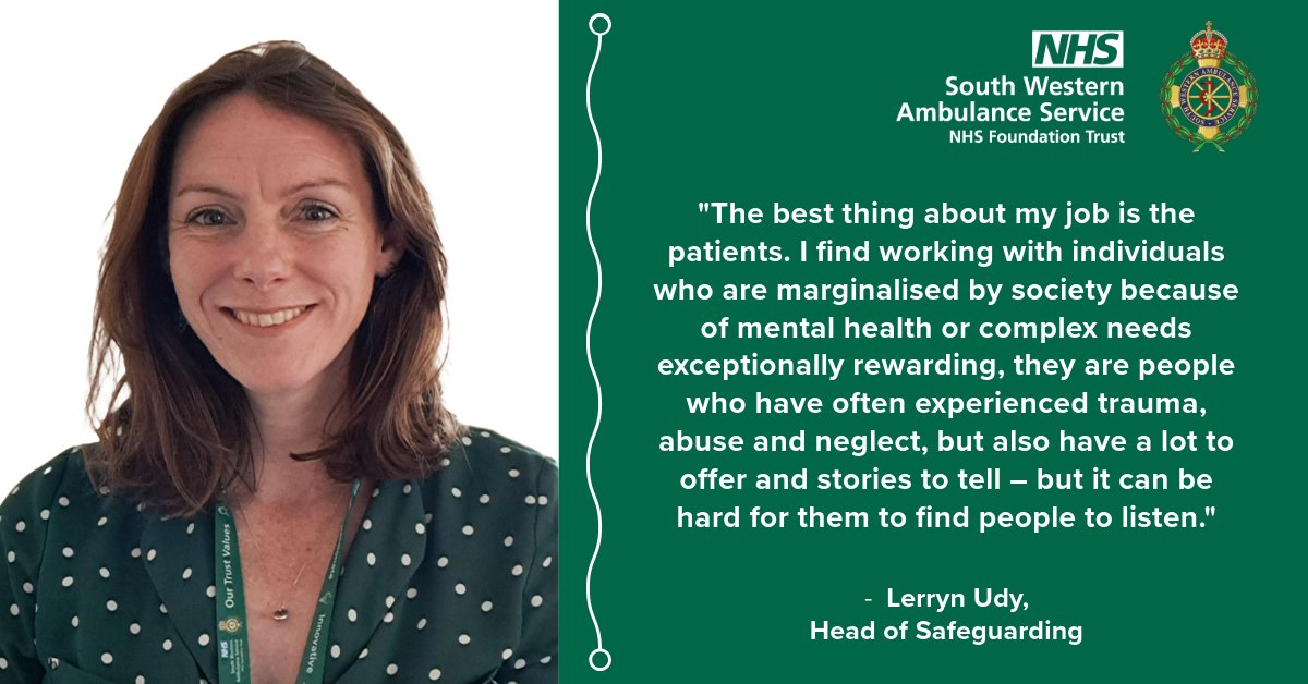 Head of Safeguarding, Lerryn, started her journey as a Mental Health Nurse and joined #TeamSWASFT at the end of 2023. 💚 Find out more about Lerryn’s story here 🔽 swast.nhs.uk/celebrating-ou… #InternationalNursesDay