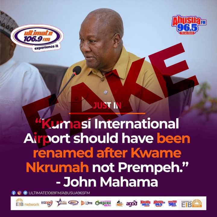To those NPP footsoldiers who are only interested in sharing fake news, you should know that crime has no expiry date. Unfortunately for you, those generating these fake things for you to share, are not sharing it. When the time comes for you to answer, you won't see the people