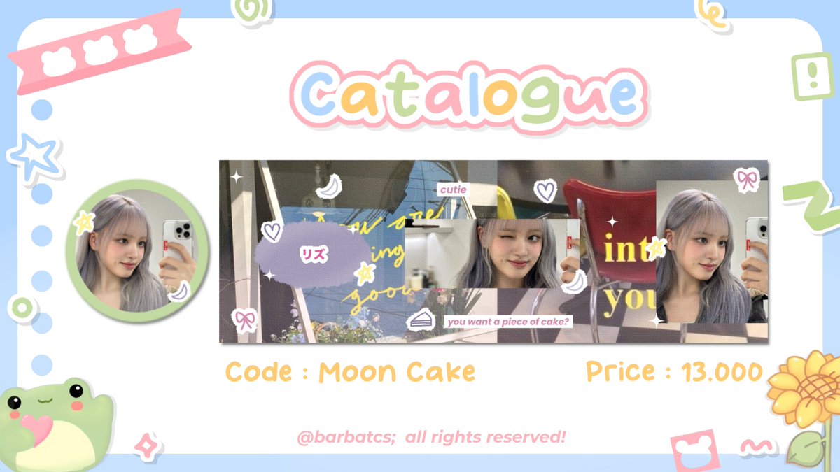 barbatcs's tweet photo. help rt! 💨💨

haloo selamat malem semuaa, aku ada layout ready stock wonyoung, liz, dan rei IVE nih! 

untuk price tertera di pic yahh, met jajaaaan ⭐️___⭐️🩷

#zonauang #zonajajan https://t.co/TfAjff3yjZ
