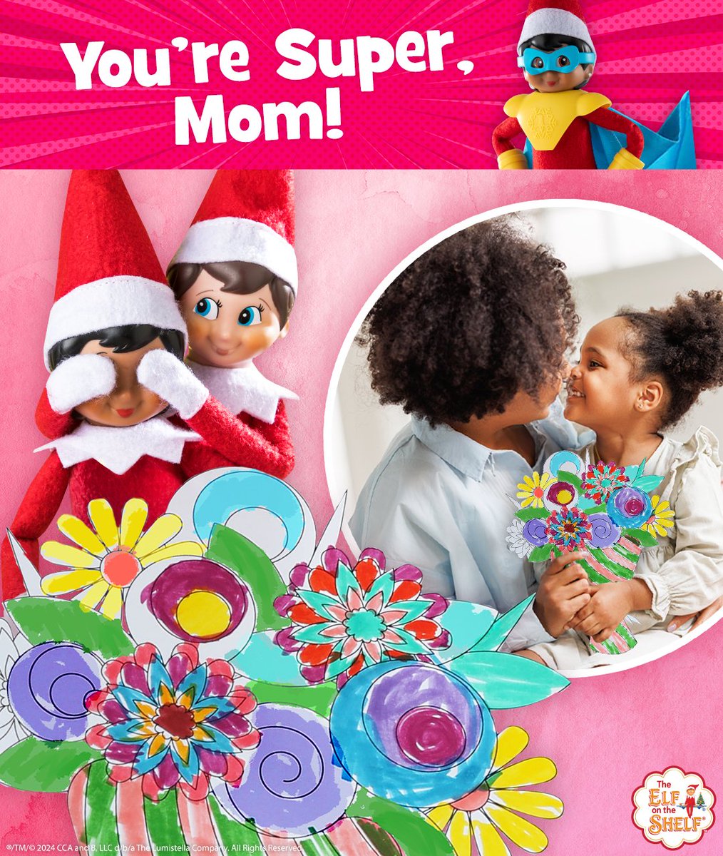 Hey, moms! We're celebrating the real superheroes this Mother's Day: YOU! Download our printable for a special card and more 💖😊 bit.ly/44AXRAK