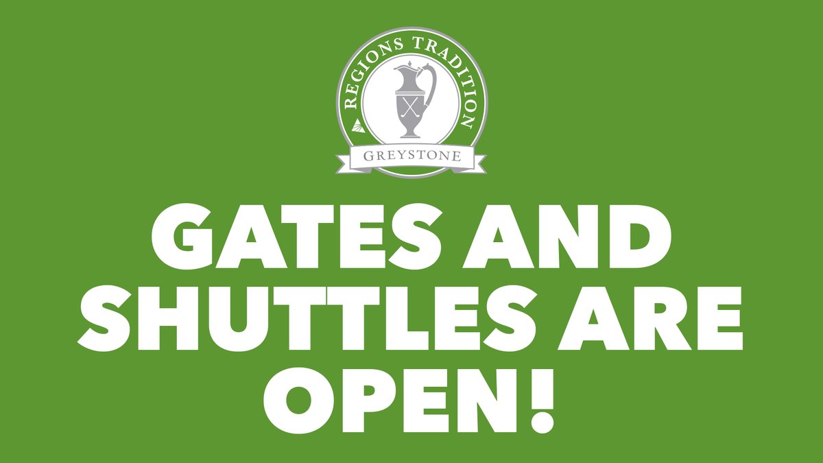 GATES & SHUTTLES ARE OPEN! ⛳️🎉 It's a beautiful day to be on the golf course! ☀️ Don't miss the final round of play! Join us at @greystonegcc ⛳️ If you don't have tickets, secure them now! ⬇️ 🎟️ ow.ly/asvO50RB35o #RT24