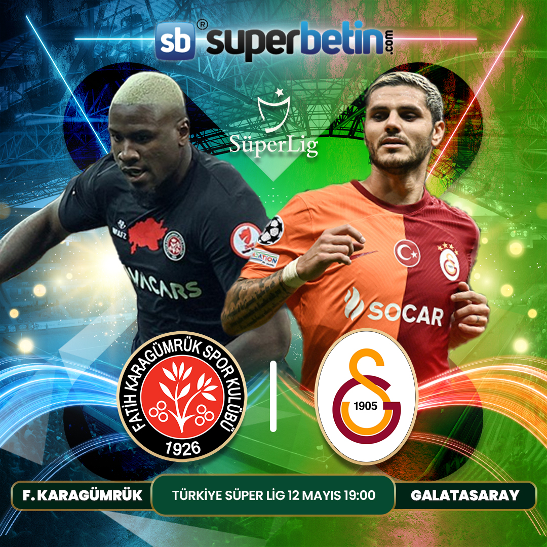 🔥 Süper Lig şampiyonluk yarışında kritik bir gün bizleri bekliyor!

F. Karagümrük ⚔️ Galatasaray | ⏰ 19:00

💰 Superbetin'in eşsiz oranlar ve çeşitli bahis seçenekleri ile heyecanı doruklarda yaşa! 

🎉 Hemen Superbetin'e gel, bahislerini yap ve futbol keyfini artır!