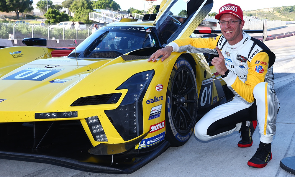 SeaBass @SebBourdais  on the Pole for Cadillac @CGRTeams  at Laguna today. A new @CadillacRacing documentary 'No Perfect Formula', debuts the weekend of the @detroitgp in the lead up to #LeMans24 #DetroitGP 
 youtube.com/watch?v=hnIjRO…