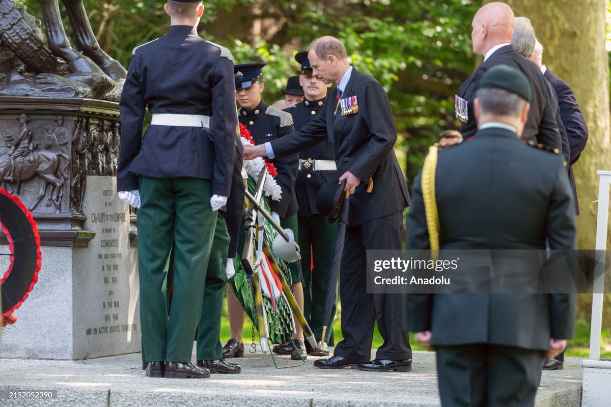 ✨ NEW

A few more photos of The Duke of Edinburgh attends the Centenary Parade and Service of The Combined Cavalry Old Comrades Association, in Hyde Park, London.

📸 Stringer/Anadolu via Getty Images