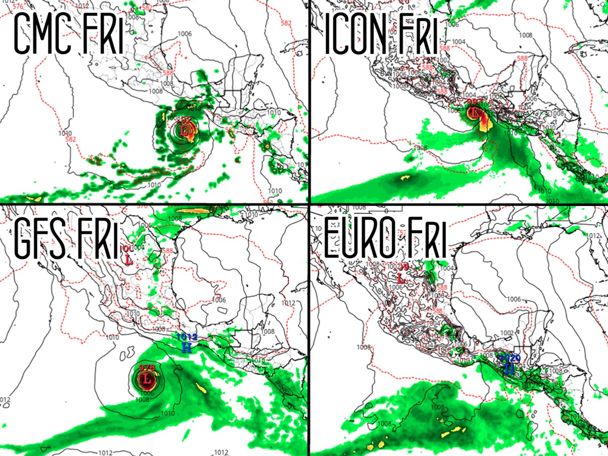 It is that time of year... model watching on tropicaltidbits.com. Pacific still showing signs of starting first this year. Latest for this Friday here. EURO nothing... others say yes. Always interesting to see which performs best entering the season. If this verifies could…