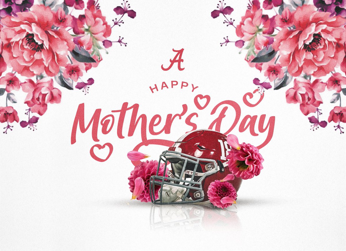Wishing a very happy Mother's Day to all our Bama moms 🐘💐 #RollTide