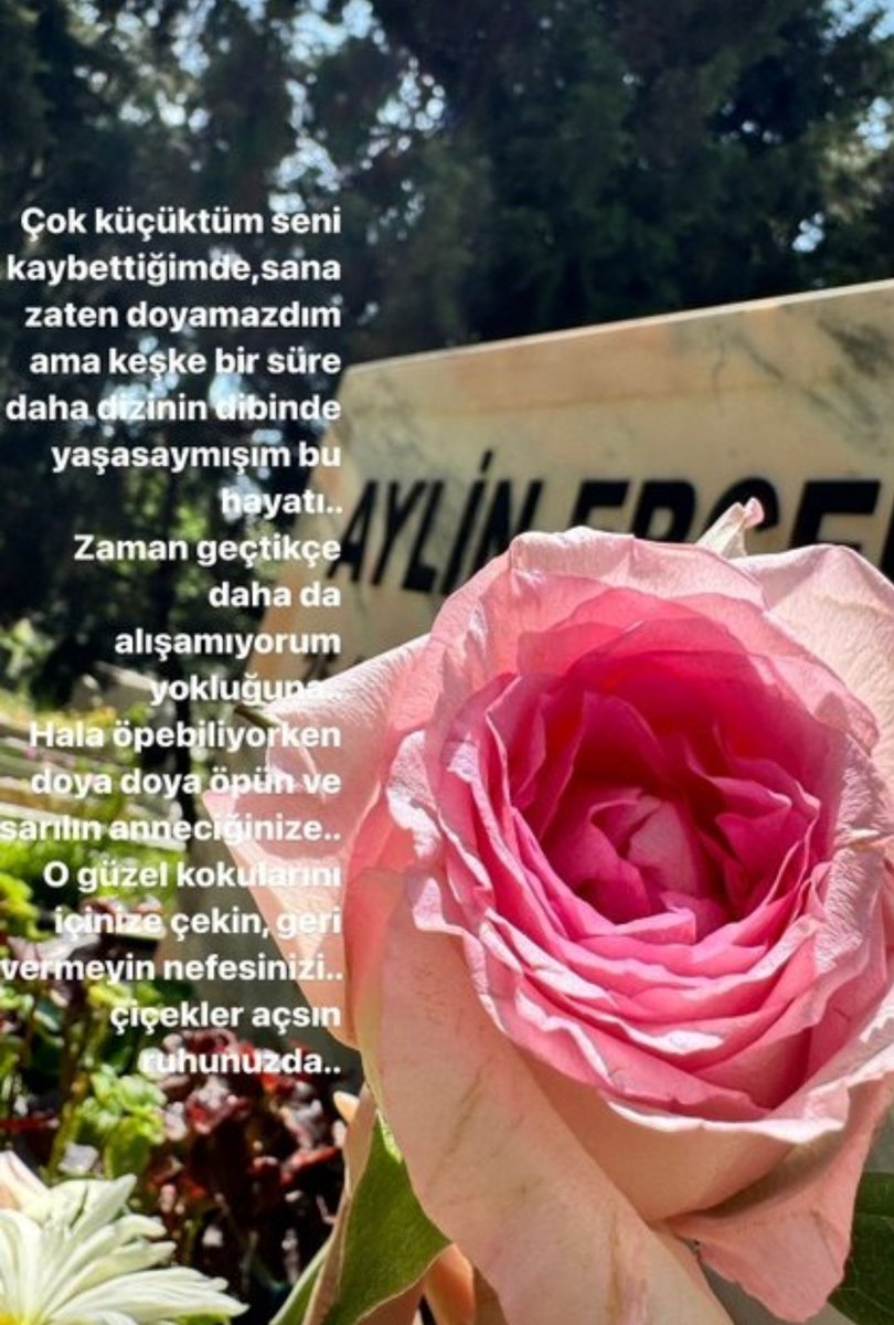#HandeErçel 'den hüzünlü 'anneler günü' paylaşımı; 'Keşke bir süre daha dizinin dibinde yaşasaymışım bu hayatı...: 😢