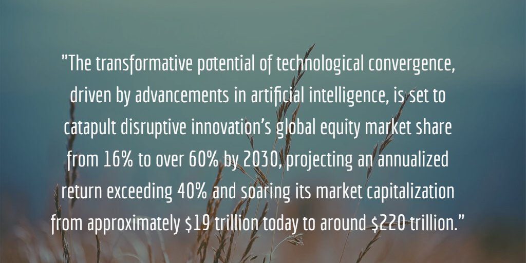 tarifabeach's tweet image. Technological Convergence ark-invest.com/big-ideas-2024 #TechnologicalConvergence #AI