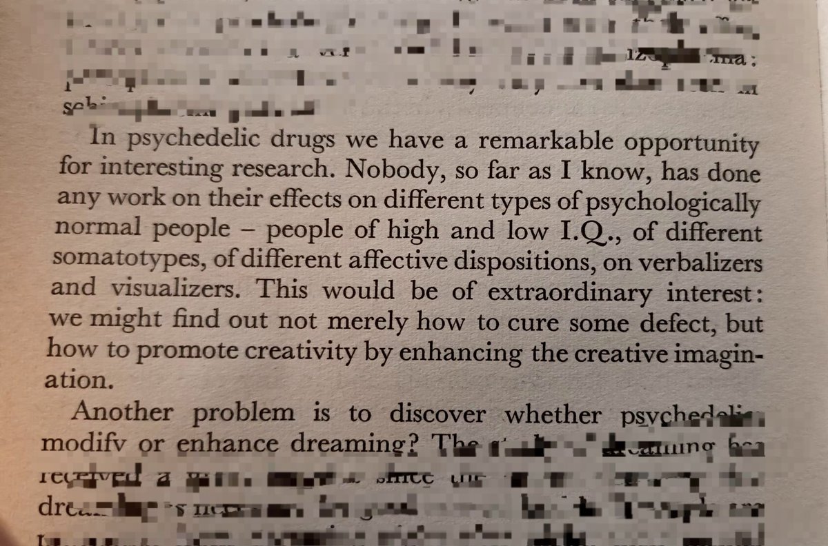 Aldous' brother, Julian Huxley, considering opportunities for psychedelic research (1964):