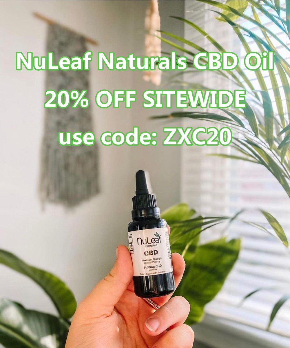 Enhance your post-workout routine with #CBD. Whether you opt for topicals or tinctures, experience its anti-inflammatory properties for optimal recovery.

shop.nuleafnaturals.com/ba9xvg

#cbdoil #organic #cbdproducts #wellness #health #hemp #hempoil #cbdtinctures #cbdlife