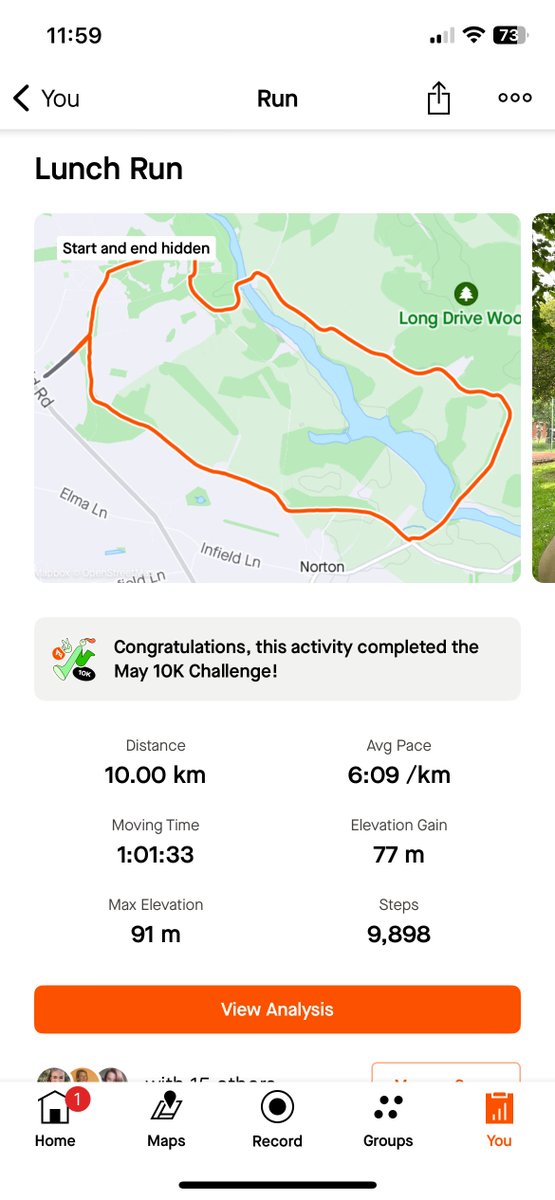 Prettiest 10km <a href="/WelbeckEstate/">The Welbeck Estate</a> for <a href="/FoYPiB1/">FoYPiB</a> and 1 minute off of a sub 1 hour - next time! 🏃🏻‍♀️💪🥵