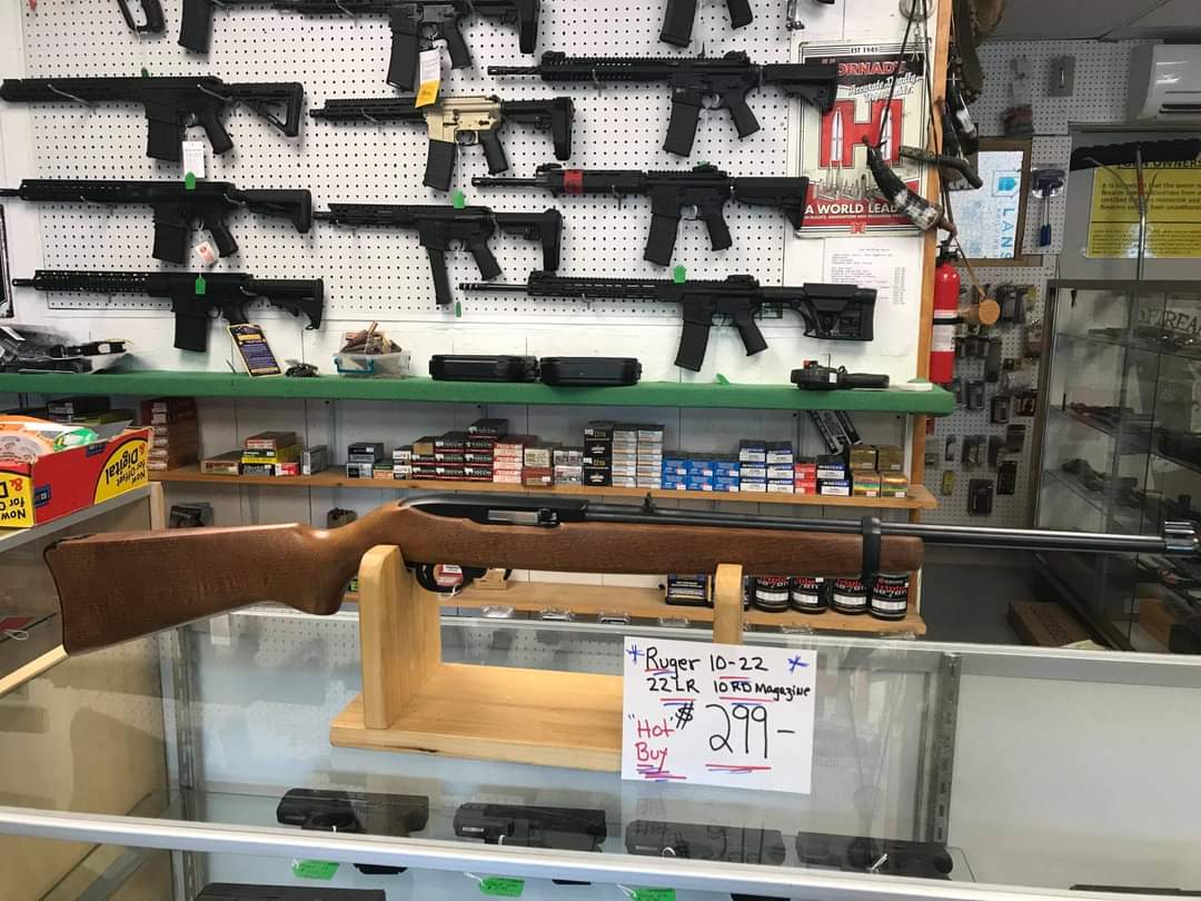 New arrivals!!

Ruger 10/22 22lr $299