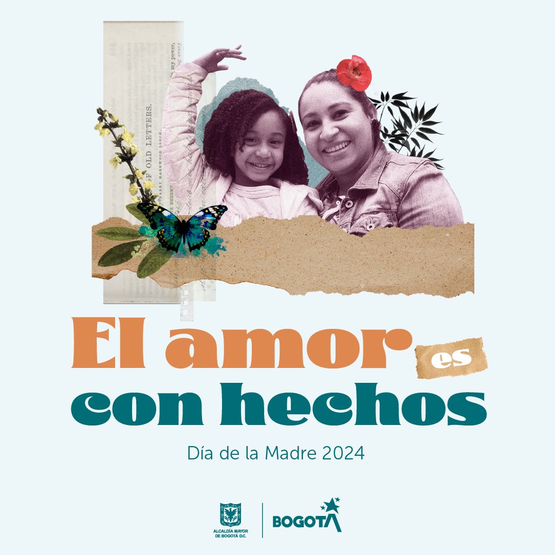 ¡Bogotá celebra el Día de la Madre! 🤱Demostrémosle al ser más importante de nuestras vidas el amor con hechos y disfrutemos de esta fecha con tolerancia y respeto. #ElAmorEsConHechos