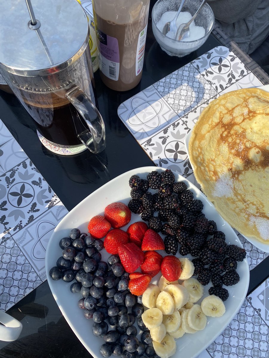Sunday morning breakfast in the garden ☀️