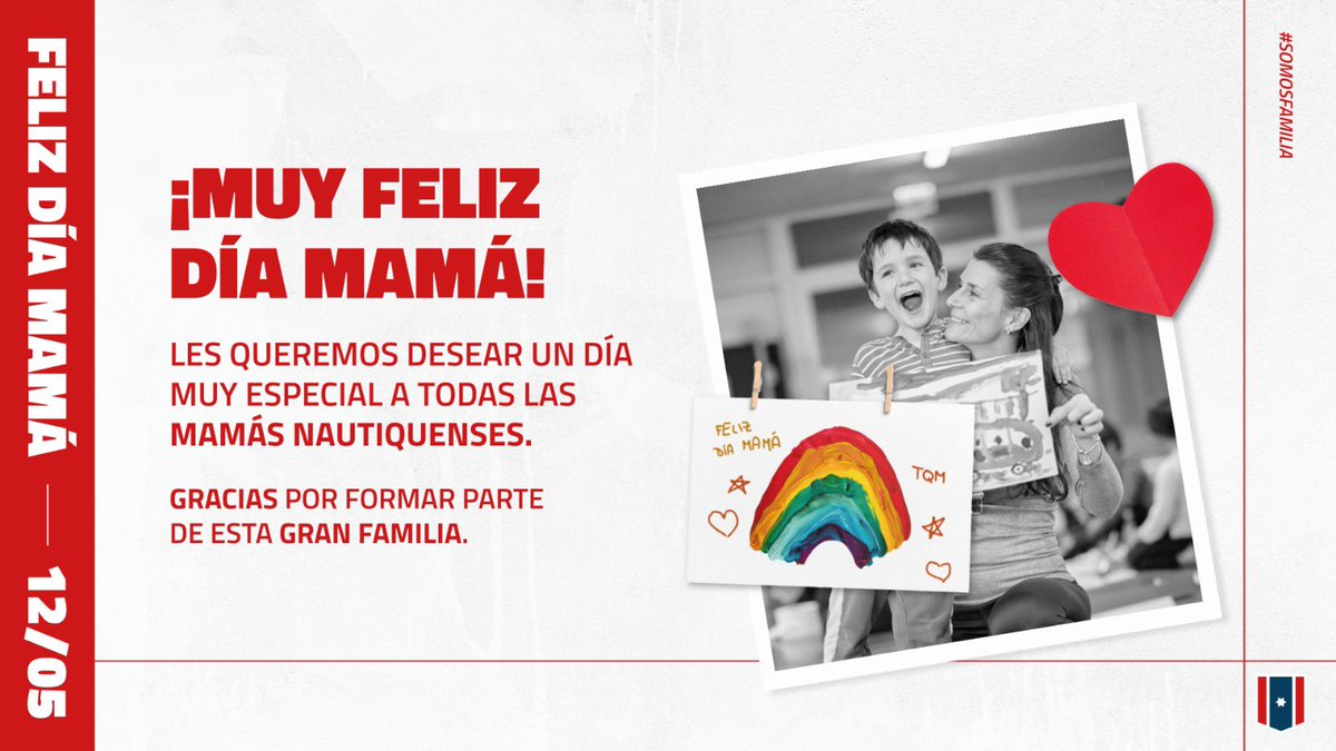 ❤️ ¡𝗙𝗲𝗹𝗶𝘇 𝗱í𝗮 𝗺𝗮𝗺𝗮́!

Deseamos que pasen un día muy especial 🤩

Club Náutico
#𝗦𝗼𝗺𝗼𝘀𝗙𝗮𝗺𝗶𝗹𝗶𝗮