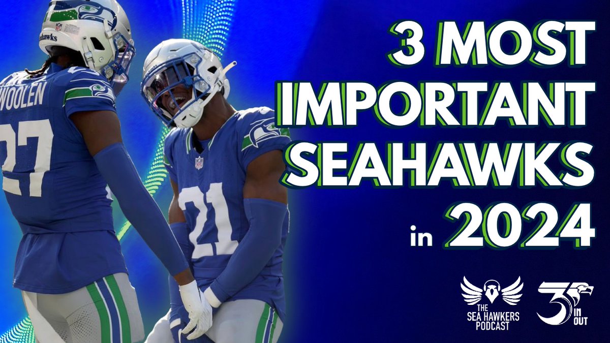 Premiere in 14 minutes on the Tube ... The 3 Most Important #Seahawks of '24 - the great debate. Enjoy!!! @philiplydick @SeaHawkersPod and drop your answers in the comments. youtu.be/8IeZF8XV1yY