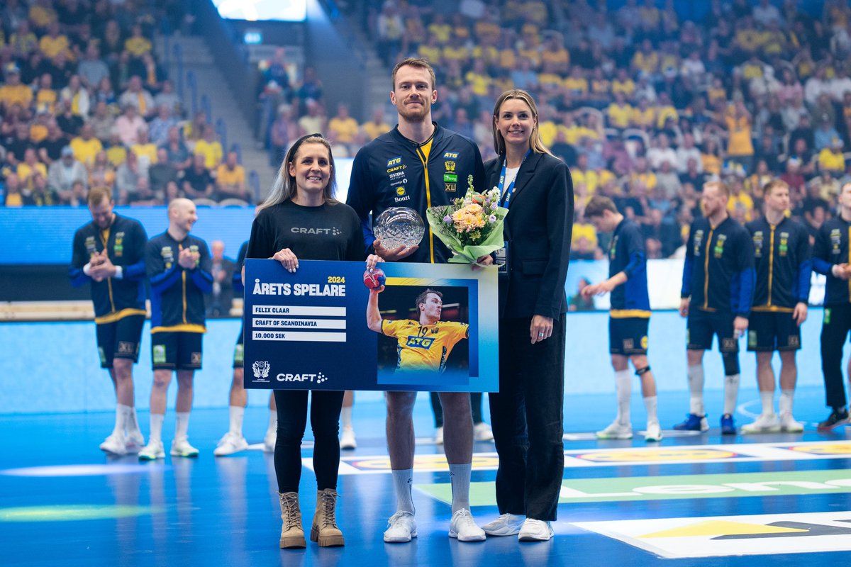 🇸🇪 Felix Claar wurde zum ersten Mal in seiner Karriere zum Spieler des Jahres im schwedischen Handball gewählt. 🤩 Herzlichen Glückwunsch, Felix! 🙏🏻 _____ 📸 Viktor Källberg
