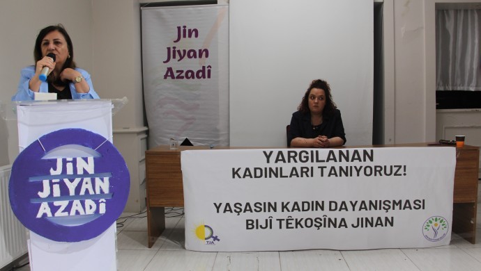 Kobani Davası öncesi kadınlardan çağrı: Yargılanan ortak mücadelemizdir nupel.tv/kobani-davasi-…