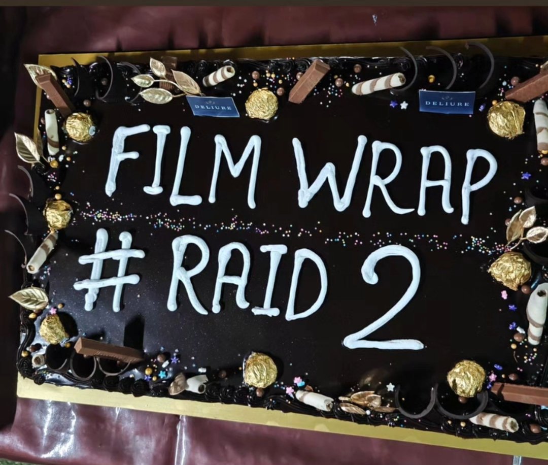#Raid2 film wrapped. #ajaydevgn 🔥