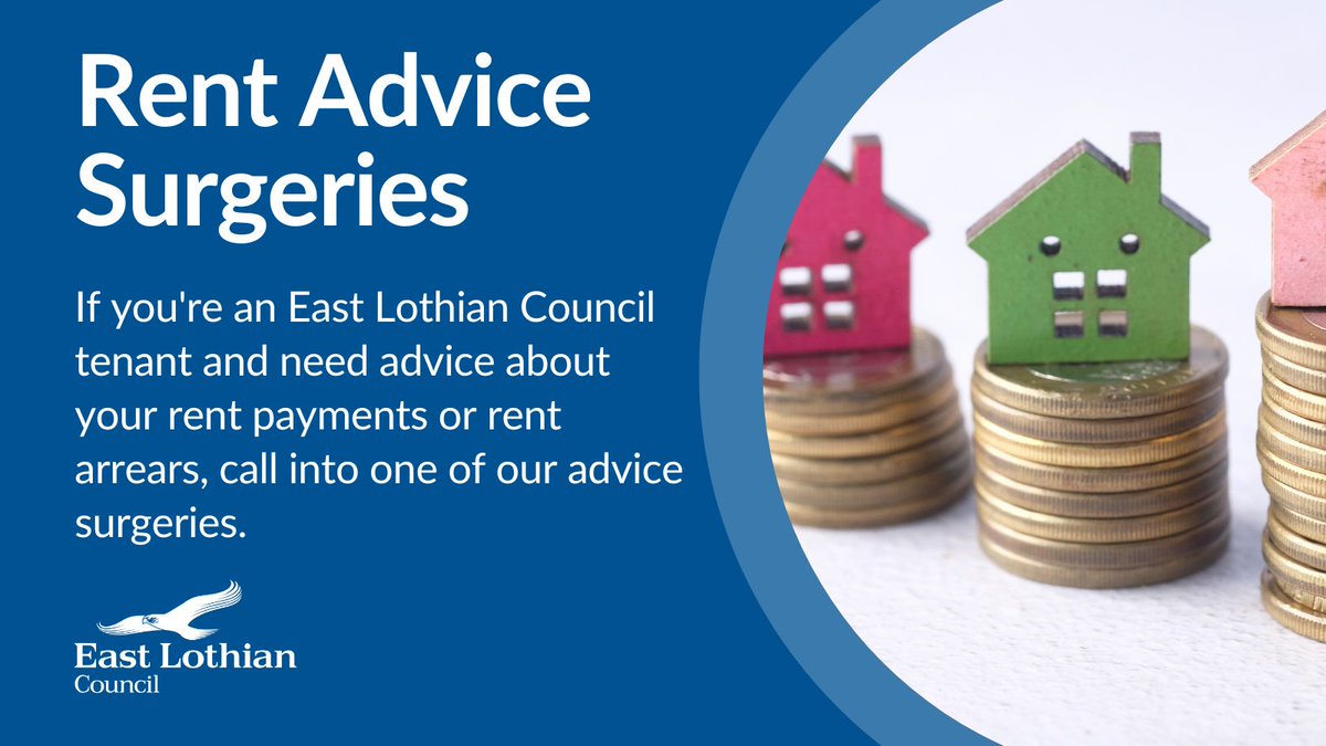 We have rent advice surgeries on various dates in Musselburgh, Dunbar and Prestonpans. You can either make an appointment or drop in for a chat and help & support. More details: orlo.uk/6ytax