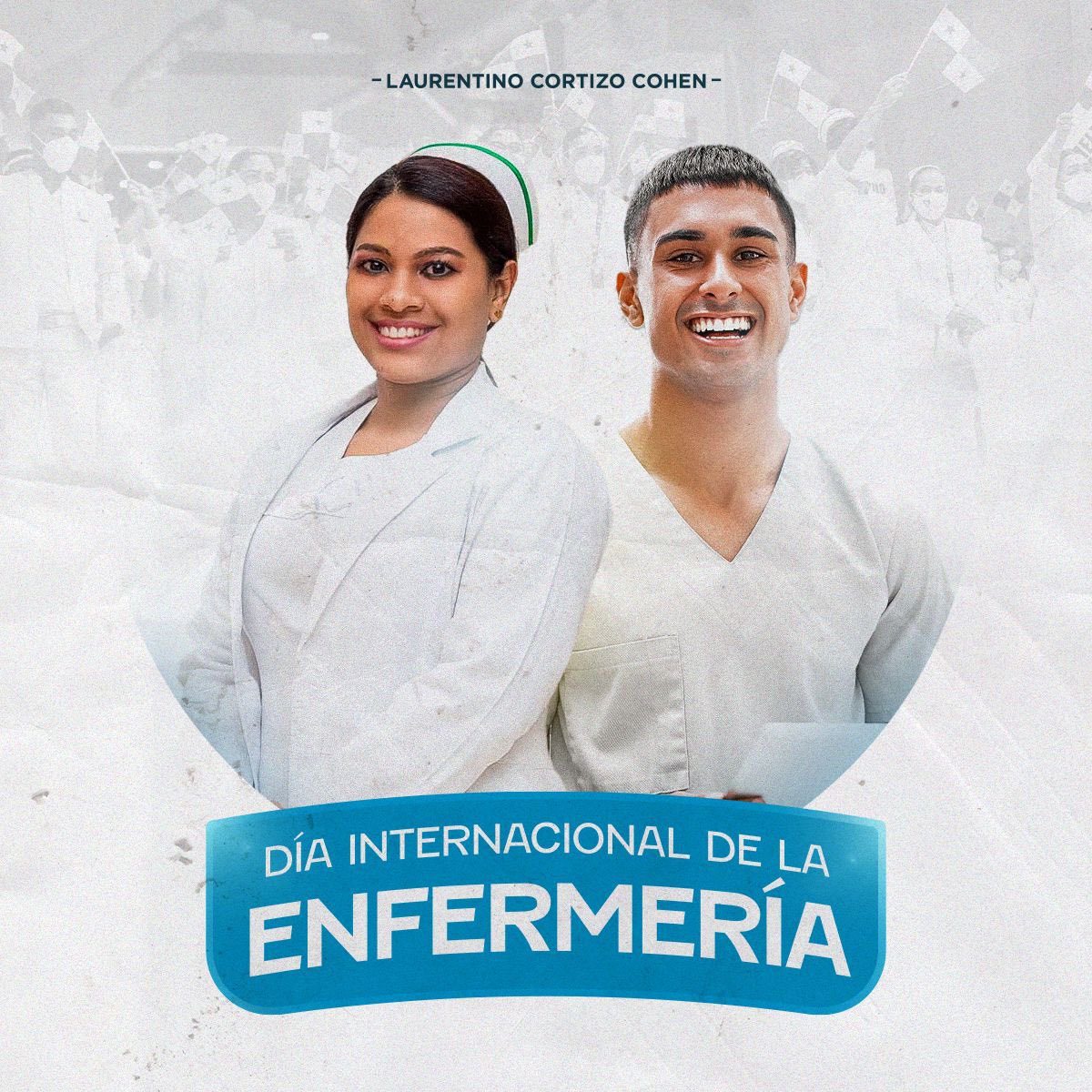 NitoCortizo's tweet photo. A todas las enfermeras y enfermeros de Panamá, ¡GRACIAS! Su entrega diaria y dedicación son invaluables para cuidar a otros. Son nuestros verdaderos "Ángeles de Blanco", inspirando solidaridad y amor con cada acto. #DíaDeLaEnfermería https://t.co/TLhGk4kaOr