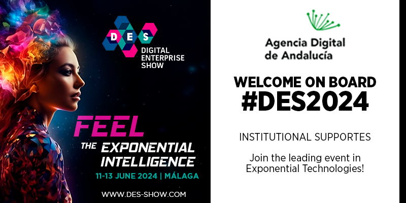 🎉 We are thrilled to announce that Agencia Digital de Andalucía will be our #DES2024 Institutional Supporter at the leading innovation event, DES-Digital Enterprise Show! 🌐💡

#Innovation #DigitalTransformation #DES2024 #DigitalEnterpriseShow