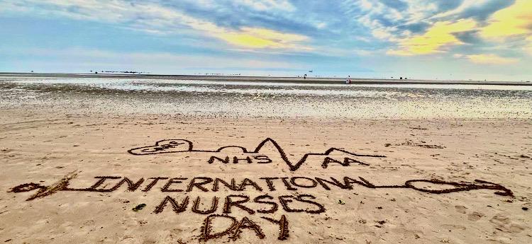 Thank you to Maira McPherson and colleagues from University Hospital Ayr Theatres for providing this lovely picture of Ayr Beach for International Nurses Day. #IND2024