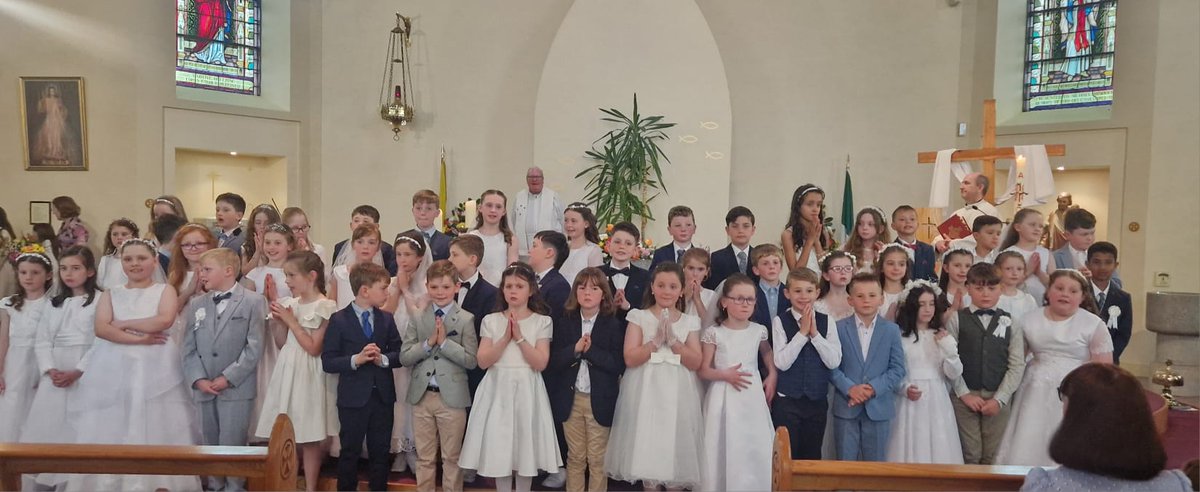 Congratulations to all the pupils who received Holy Communion for the first time this morning in Ballina.