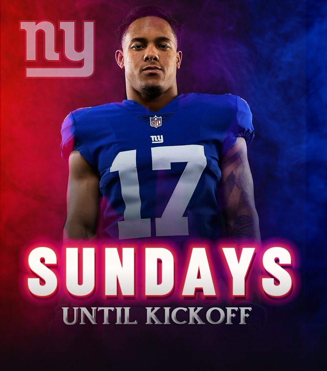 One week closer...

#TOGETHERBLUE #NYGIANTS 
#BLEEDBLUE #GIANTS #GMEN