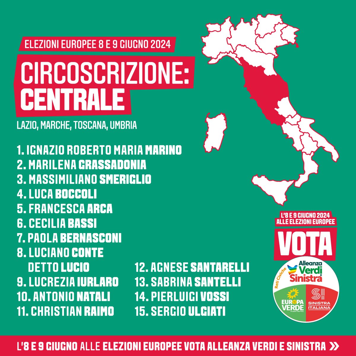 Appuntamento martedì 14 maggio alle 18 alla città dell’altra economia a Roma con #ignaziomarino #usailtuovoto #ElezioniEuropee2024 #tornaavotare