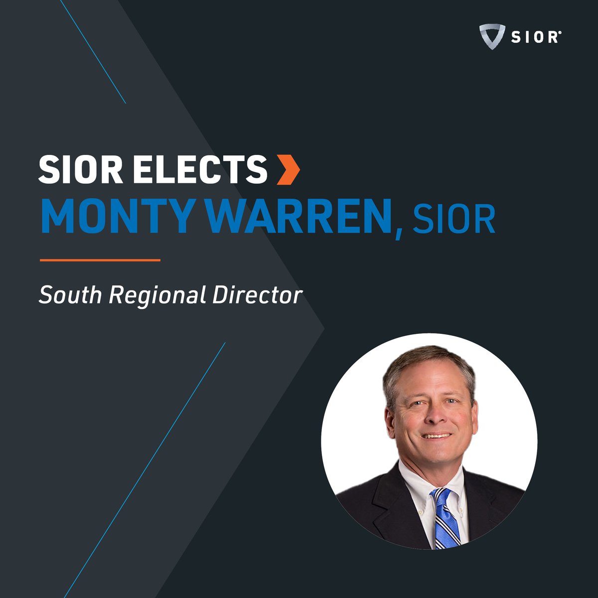 #SIOR is proud to announce that Monty Warren, SIOR, was elected to serve as SIOR's South Regional Director! Since becoming a member in 2009, Monty has consistently demonstrated his devotion to the organization & we look forward to seeing him serve his region in the same way!
