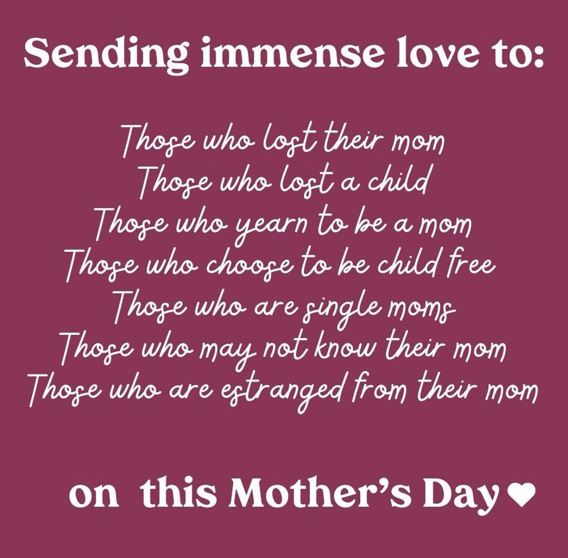 Celebrate Mothers Day with those you love!