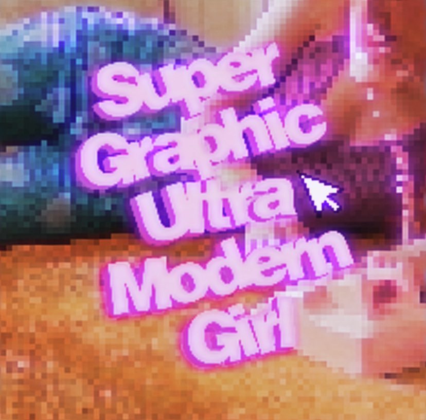 Super Graphic Ultra Modern Girl ✨ (Title Card Concept) 

#artph #GraphicDesign #GraphicPoster #ChappellRoan