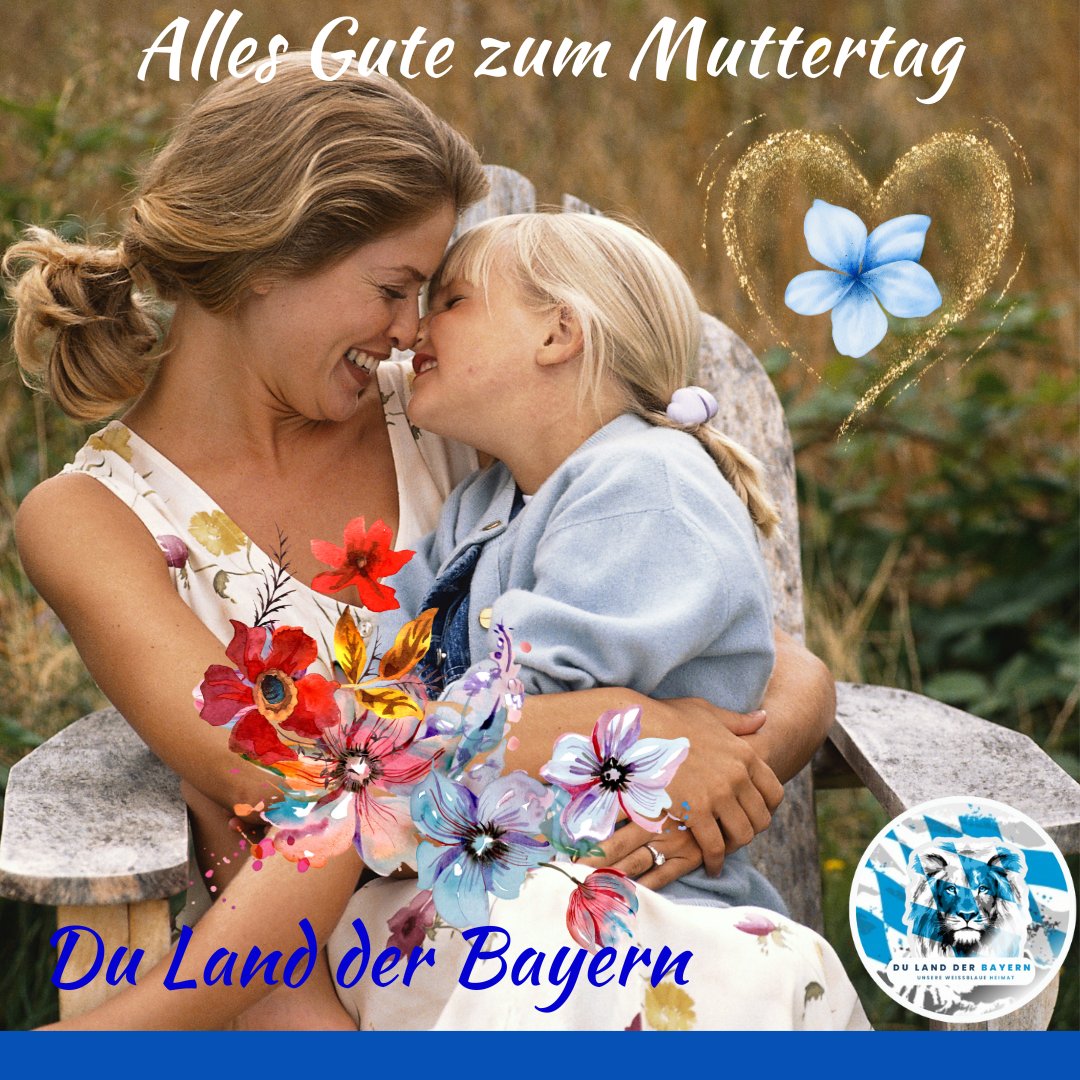 Allen Mamis wünschen wir einen tollen Muttertag. 🤍💙🤍💙 🌻🌼🌷🌺🌹 Zum Muttertag mocht i dir sogn, Dass du bist wia a edla Wogn. Dei Liab is groas, dei Herz is weit, In dei Nähe is's immer scheene Zeit. Mama, du bist mei oans und ois, i lieb di heit und allezeit. ❤