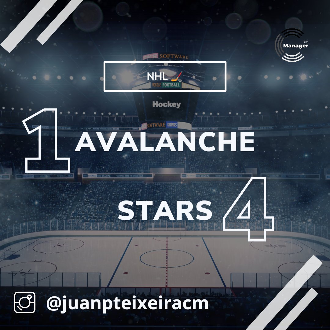 #NHL 🏒🇺🇸 | Ronda 2

🔴🔴 @Avalanche 1️⃣
⚫⚫ @DallasStars 4️⃣

#NHLPlayoffs2024 #HockeyTwitter #coloradoavalanchehockey #dallasstarshockey #avalanche #stars #nhlhockey #StanleyCupPlayoffs #NHLPlayoffs #NHLTwitter #hockeyplayers #hockeygame #hockeyfan #NHLDraft #playoffs