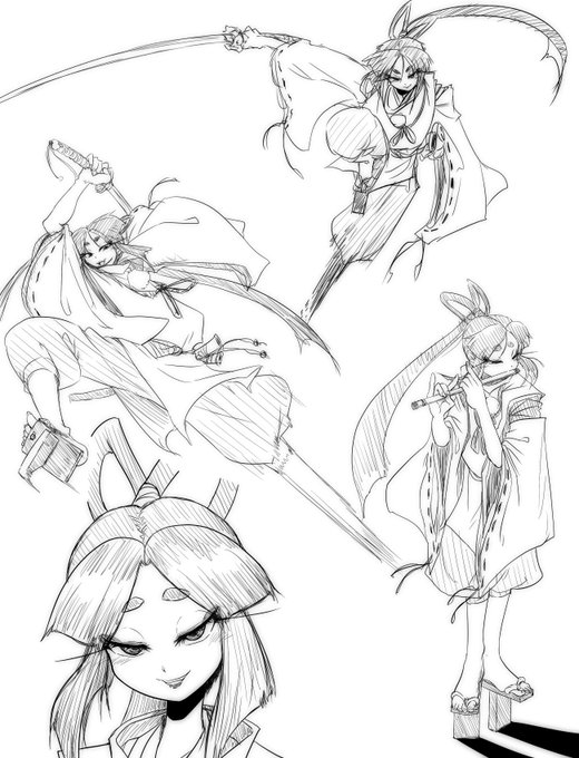 牛若くん。動かしてみる。良い良い世々酔い。 