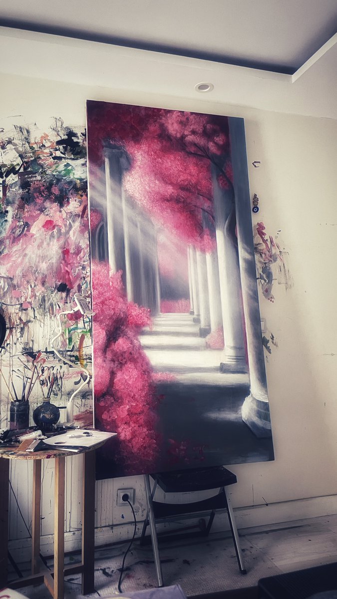 Gm Everyone!☀️✨
This is my latest painting i’m currently working on! 
#art #NFTCommunity