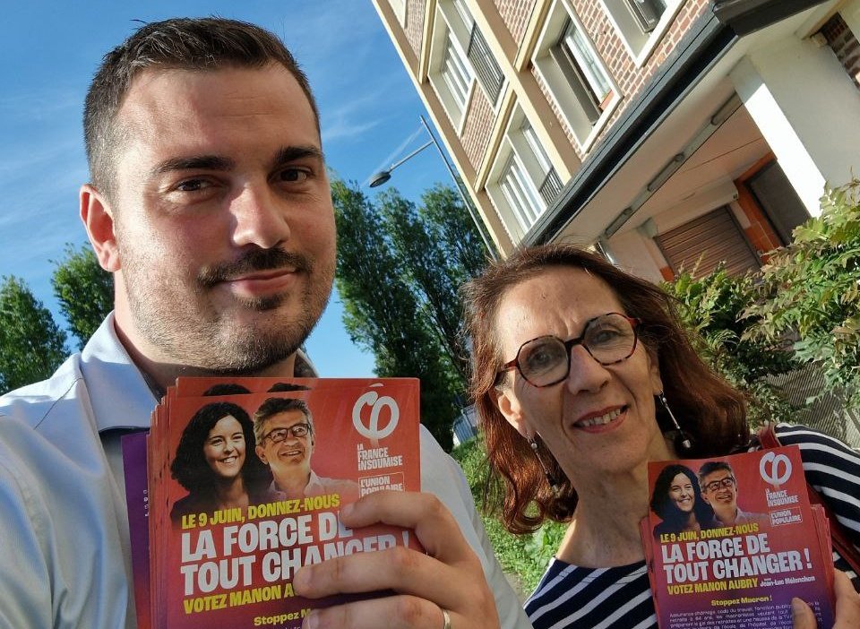 ▶️ Retour en images sur la caravane de l'#UnionPopulaire hier aux Sapins ! Un accueil toujours aussi bon. Nombreux sont celles et ceux qui ont prévu de voter pour la liste portée par @ManonAubryFr ! Le 9 juin, donnez-nous la force de tout changer 🔥