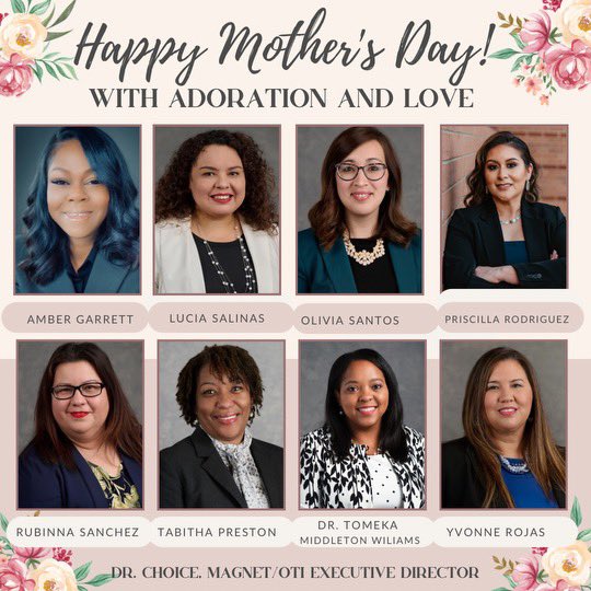 Happy Mother's Day to all the incredible mothers on my team! Your dedication to both your own families and our school community is truly admirable🫶🏽. Wishing you a day filled with love, appreciation, and well-deserved pampering💐🌸🌻🌺🌼🌹🌺🌷