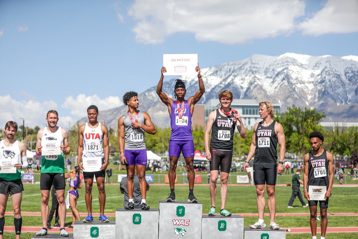 Conference Champions🏆
100m - 10.38 (-0.9)🥇
200m - 20.55 (-0.8)🥇
4x100m - 39.35🥈
