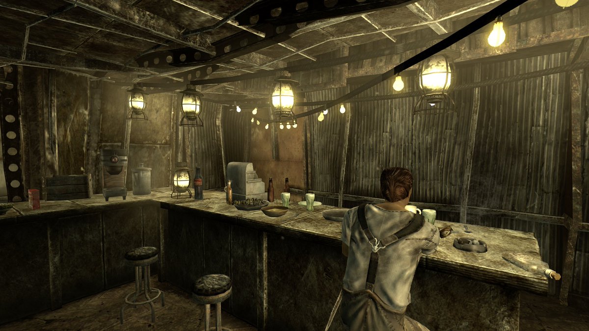 #fallout3
mod入れまくりの4よりもバニラの3の空気感と没入感が凄まじい。