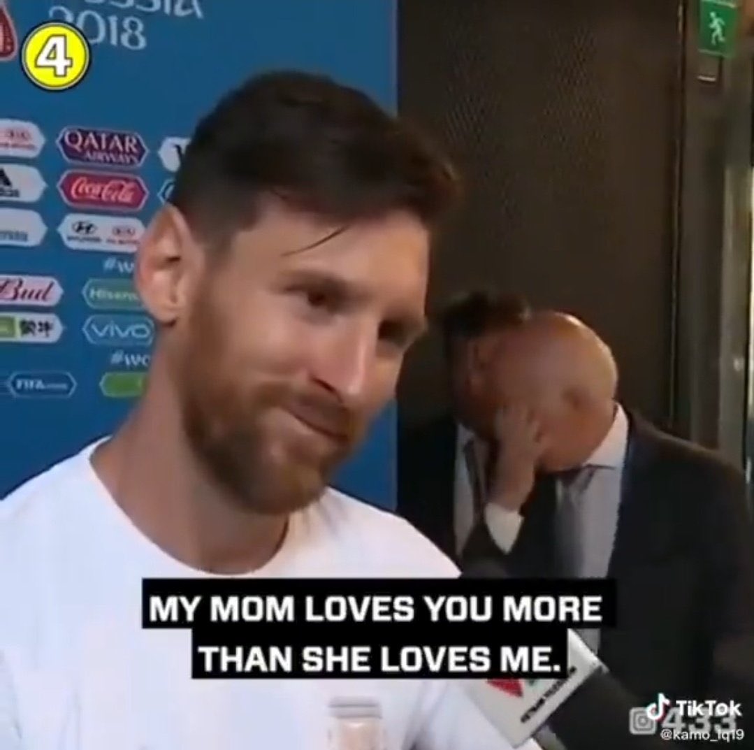 Only Leo Messi can get this kind of treatment😭