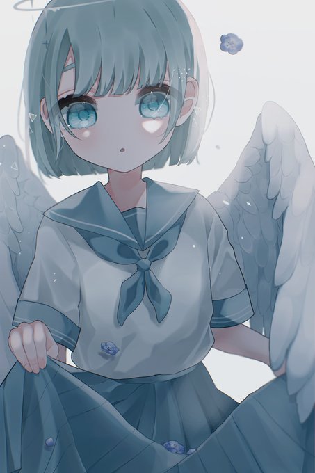 「天使 白いシャツ」のTwitter画像/イラスト(新着)