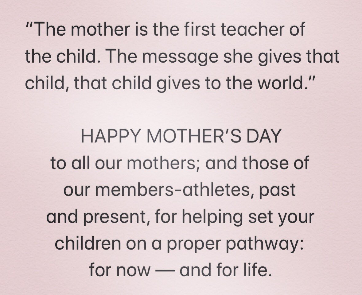 HAPPY MOTHER’S DAY for doing the things, making the sacrifices, showing the way, and being the person WE NEED, that only A MOTHER could do and be!!