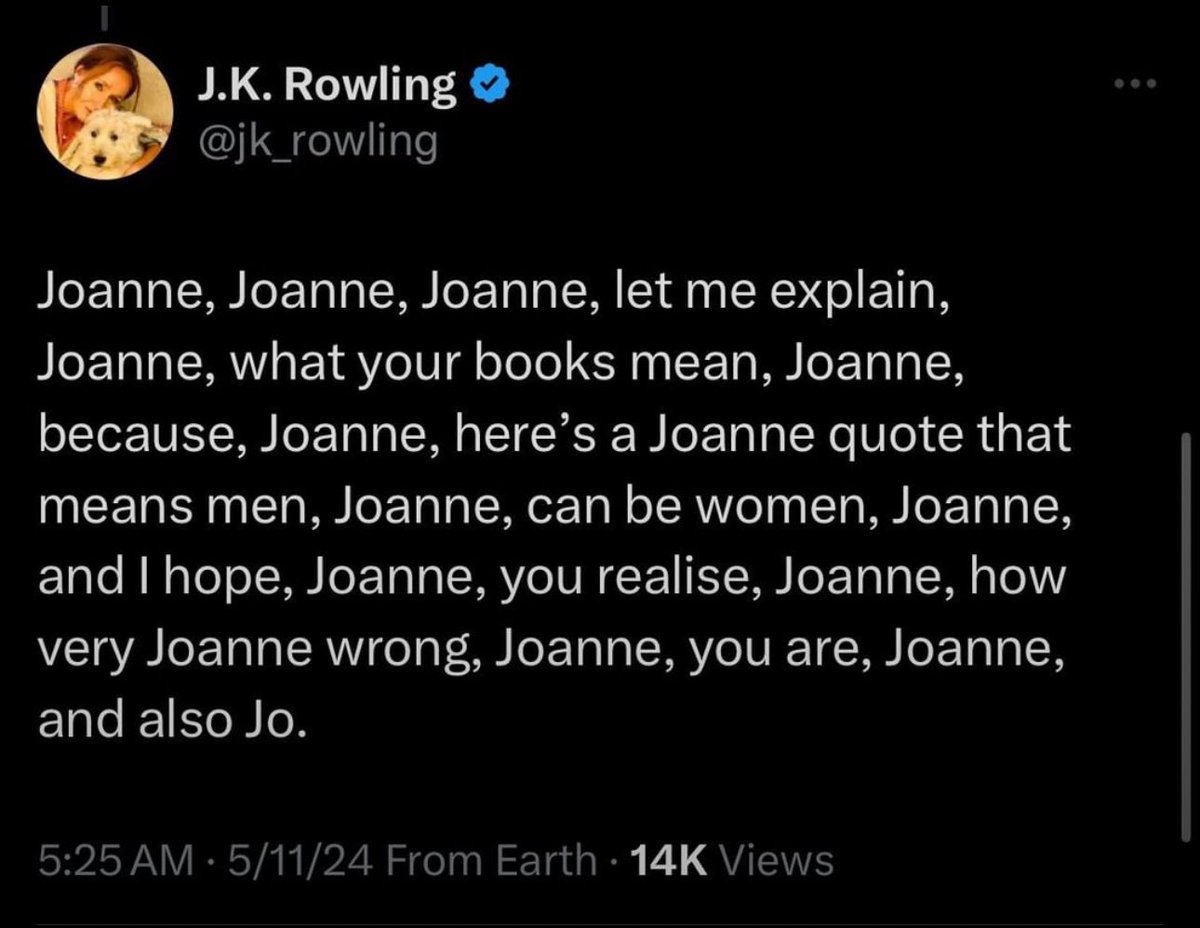 I mean, I just call her Joanne because it so perfectly encapsulates her vibe, but having her reveal just how much it legitimately annoys her? Brilliant. Amazing. Perfect.