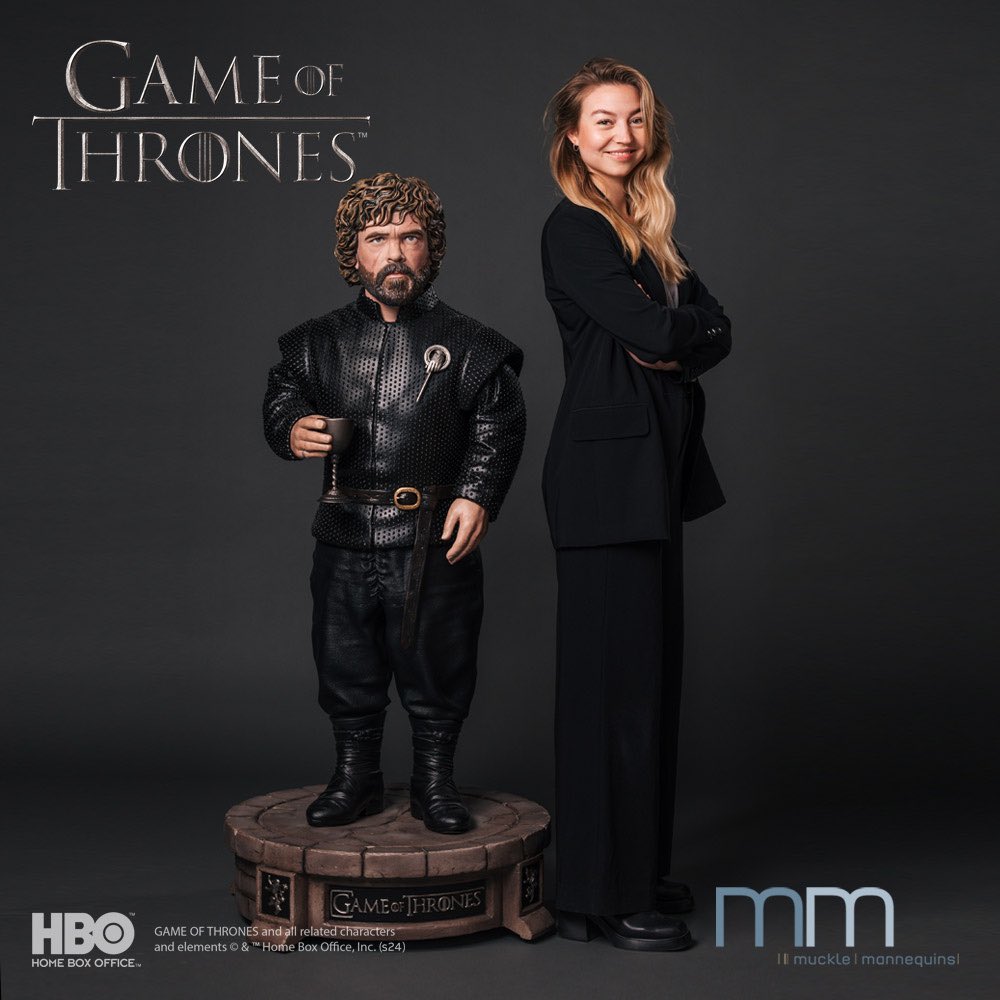 TYRION LANNISTER | Game of Thrones
小惡魔-提利昂·蘭尼斯特 ｜冰與火之歌-權利遊戲

more details:
tacodama.com/product-page/t…

#hbo #gameofthrones #tyrionlannister #lifesizeprops #mucklemannequins #lifesize #lifesizestatue #lifesizefigure #collectablestatue #statuecollectors #雕像