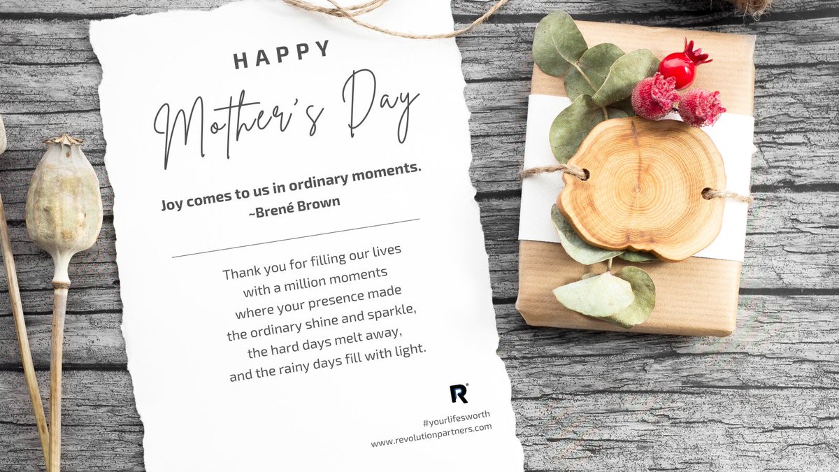 RealizeRev's tweet image. Happy Mother's Day! 
#trustandadmire