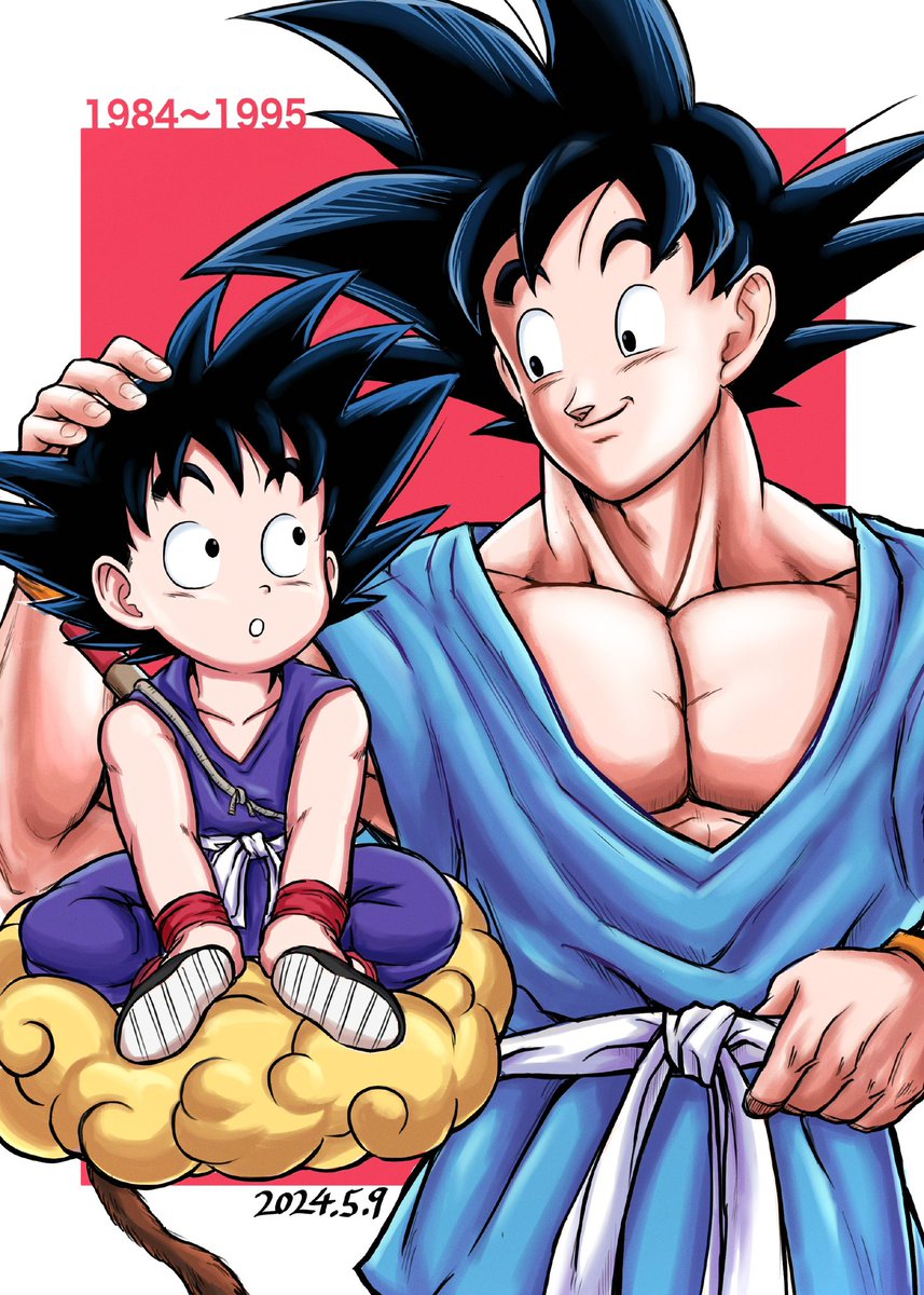 1話と最終話の孫悟空
#ドラゴンボール
#DRAGONBALL