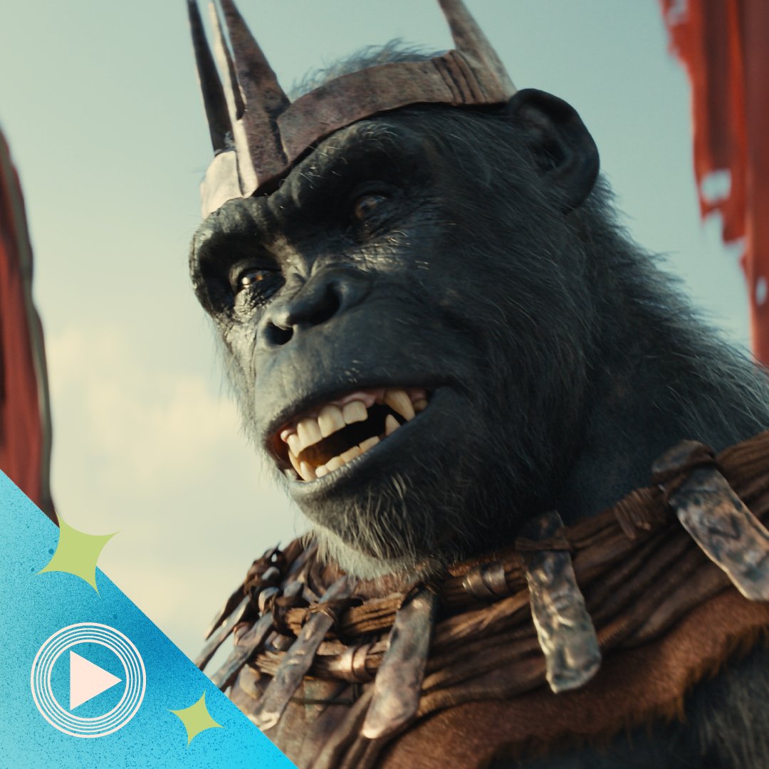 Enter the kingdom. Kingdom of the Planet of the Apes is now playing only in theaters! Get tickets 🎟️ NOW: brnw.ch/21wJHwG